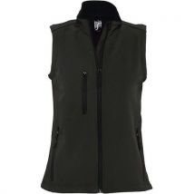 Veste Sans Manche Femme Zippée Softshell En Polyester Noir