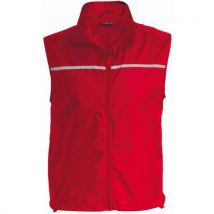 Gilet Sans Manche Runner Rouge