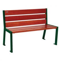 Banc Silaos 6 Lames Acier/bois - Procity