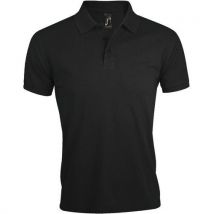 Polo Personnalisable Homme Prime En Polyester Noir