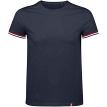 Sol-s - T-shirt Homme Rainbow Frenchmar/Roya Bleu XXL - Coton Oeko-Tex - Personnalisable Multisport