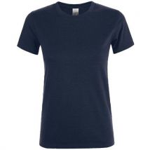 Tee-shirt Personnalisable Femme Col Rond En Coton French Marine