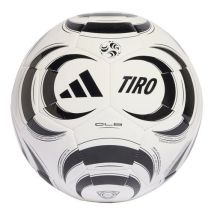 Adidas - Ballon de football Tiro Club blanc/noir - Taille 5 - Gazon - Idéal pour le jeu