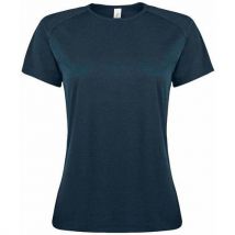 Tee-shirt Personnalisable De Sport Femme En Polyester Bleu Petrole
