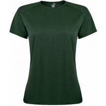Tee-shirt Personnalisable De Sport Femme En Polyester Vert Foret