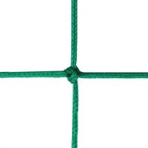 Paire Filets Foot À 8 Recyclé Fil Ø3,0mm 120mm Maille Simple Forme Trapézoïdale