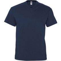 Tee-shirt Personnalisable Col V En Cotonmarine