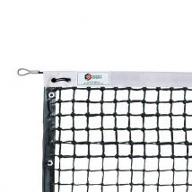 Filet De Tennis - Fil Ø4mm Mailles Doubles Bandes Pvc Et Barres De Cadrage