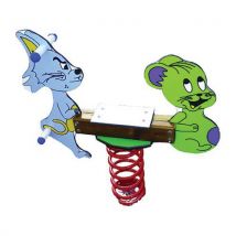 Jeu À Ressort Ptit Loup Chat Souris