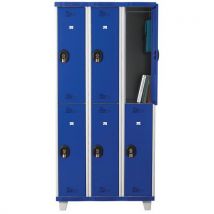Casier Vestiaire 2 Cases Superposées Actu - Acial