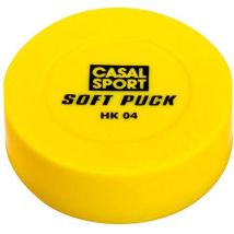 Casal Sport - Palet Soft Puck Jaune School - Vinyle Ø 7 cm - Idéal Entraînement Hockey
