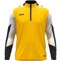 Jako - Zip Top Enfant Dynamic Jaune - Taille 7-8 ans - Polyester Multisport