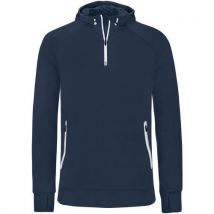 Sweat À Capuche 1/2 Zip Training Marine