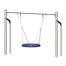 Portique 1 assise nid - Inox - 3 ans et + - 3 personnes - Fixation platines - Éco-responsable