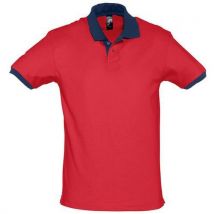 Lot de 10 - Sol-s - Polo Prince Expert Homme Rouge - Taille XL - Coton Oeko-Tex - Personnalisable