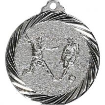 Médaille Foot Argent 32mm - Duel