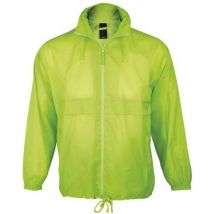 Coupe-vent Unisexe Déperlant Vert Fluo