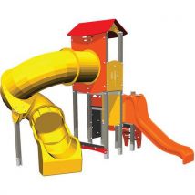 Structure Double Toboggan Titan Alu - Manutan Expert