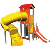 Structure Double Toboggan Titan Alu - Manutan Expert