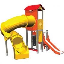 Structure Double Toboggan Titan Alu - Manutan Expert