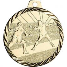 Médaille Escrime Or - 50mm