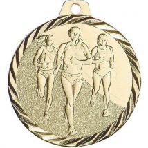Médaille Cross Femme Or - 50mm