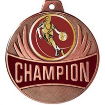 Médaille Basket Or - Champion - 50mm