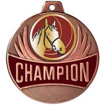 Médaille Équitation - Champion - 50mm