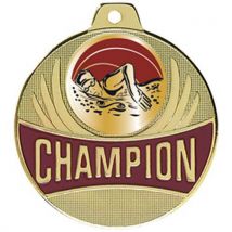Médaille Natation Femme - Champion - 50mm