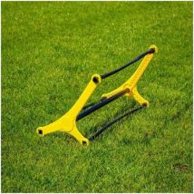 Haie d'agilité triangulaire multi-hauteur - Jaune - Adulte - Équipement multisport