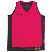 Maillot Basket Réversible - Spalding - Fuschia Noir