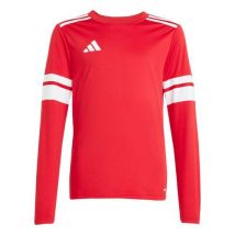 Adidas - Maillot manches longues Squadra 25 enfant Rouge - Taille 13-14 ans - Football - Polyester