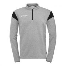 Sweat Zippé 1/4 Squad 27 - Gris Foncé - Uhlsport