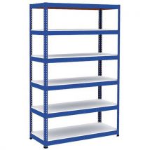 Manutan Expert - Rayonnage Charge Lourde Rapid 1 - 2440x1525x610mm - 6 Niveaux - 600kg/Niveau - Montage Facile