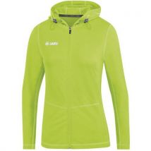 Veste Running À Capuchon Femme - Jako - Run 20 Vert Fluo