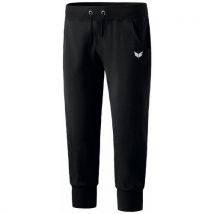 Pantacourt Sweat Élastiqué - Erima - Casual Basic Femme Noir