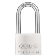 Abus - Cadenas Titalium 64TI/40HB40 - 40mm - Haute Sécurité Classe 5 - Aluminium et Acier - 2 Clés