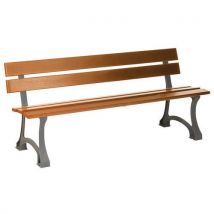 Banc Kor 1,80 M Bois Exotique/ Fonte - Manutan Expert