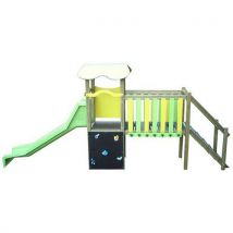 Structure De Jeux Extérieur En Bois - Bouton D Or Bambin