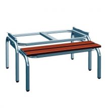 Socle Banc Escamotable Pour Vestiaire Seamline - 2 Lames Composite