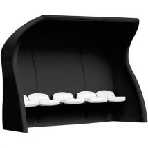 Abri De Touche Monobloc Noir - Assise Individuelle