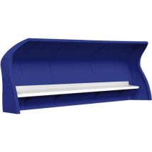 Abri de touche monobloc bleu banc 5m blanc personnalisable recyclable