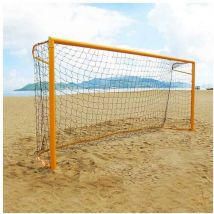Sodex - Filets de Beach Soccer Verts - Diamètre 3mm Maille Simple - Buts Fixes 55m x 22m