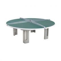 Table De Tennis De Table Ronde Extérieure - 4 Parties - Maillith
