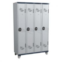 Vestiaire 4 Colonnes Seamline Optimum Largeur 300 Mm Sur Pieds- Acial