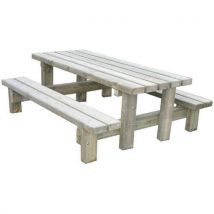 Table À Manger Extérieur - Rustique 2 M