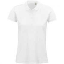 Polo Personnalisable Femme Coton Organique Bio Blanc