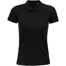 Polo Personnalisable Femme Coton Organique Bio Noir