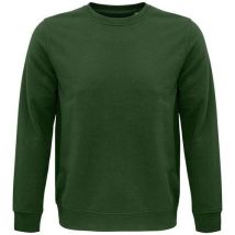 Sol-s - Sweat Comet Vert Bouteille - Taille XS - Coton Organique Bio - Oeko-Tex - Personnalisable