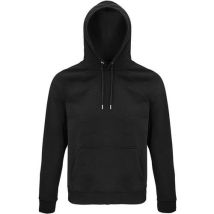 Sol-s - Sweat Stellar Noir - Taille XS - Coton Organique Bio - Personnalisable - Oeko-Tex